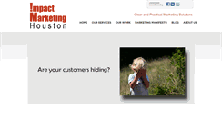 Desktop Screenshot of impactmarketinghou.com